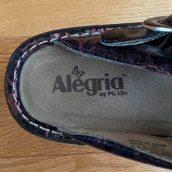 Alegria Donna Electric Paisley Professional Clogs Size 41 - Picture 4 of 12